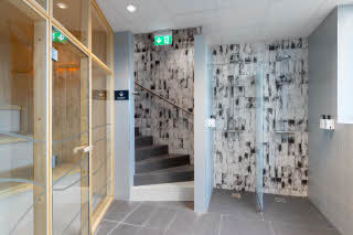 Sauna Duschen im Scandic Europa