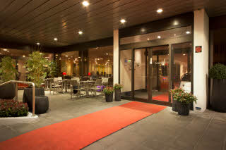 Eingang im Scandic Parken