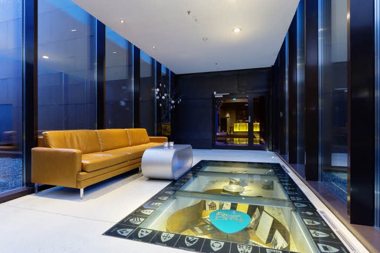 Lobby im Scandic Rock City 