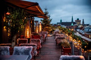 Rooftop Bar beim Scandic Norreport