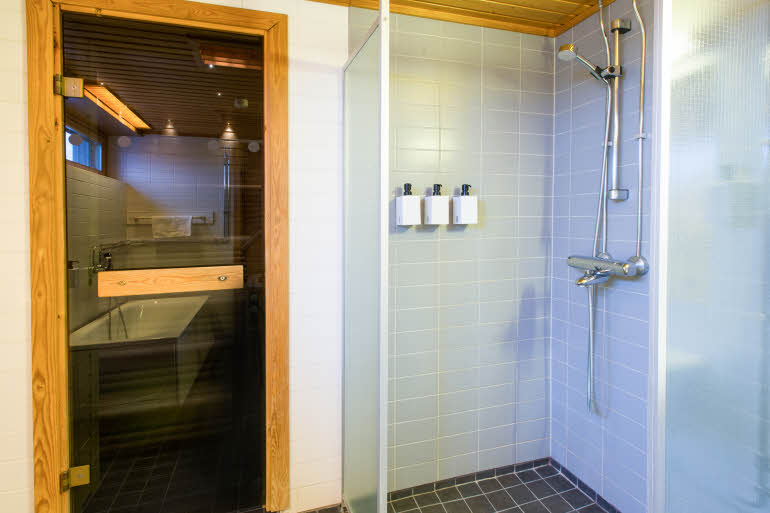 badezimmer presidential suite scandic pohjanhovi Rovaniemi
