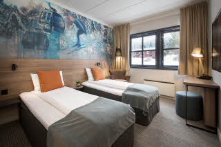 Twinzimmer im Scandic Hafjell