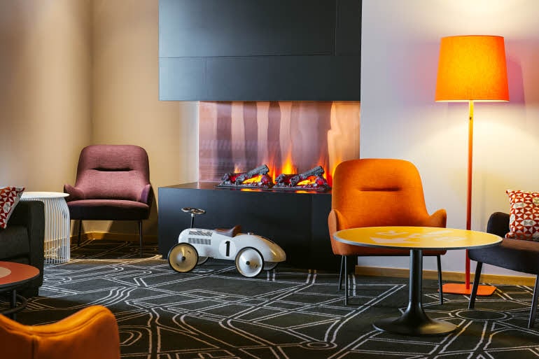 Lounge im Scandic Elmia
