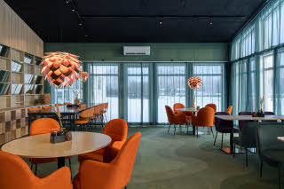 Restaurant und Bar beim Scandic Bollnäs