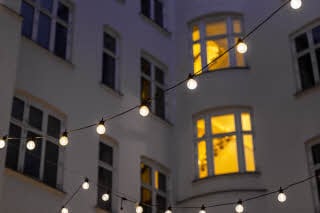 Innenhof im Scandic Webers