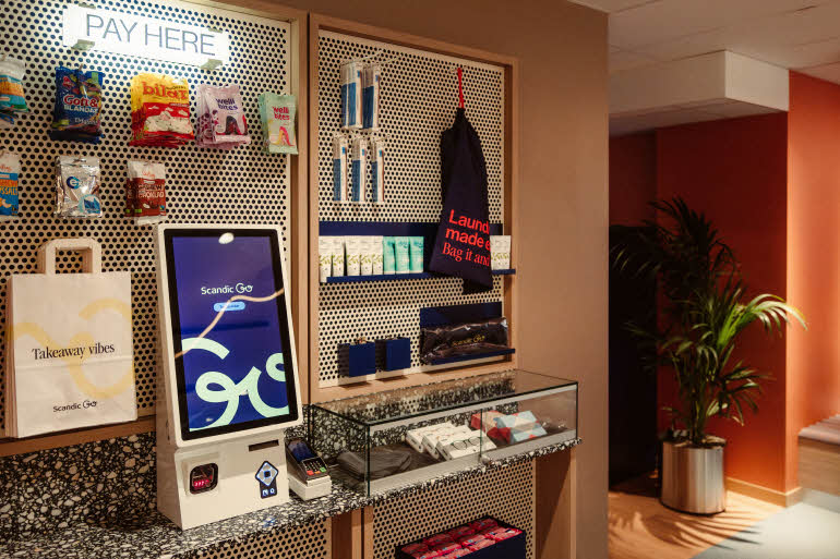 Lounge Kiosk im Scandic Go St. Eriksgatan