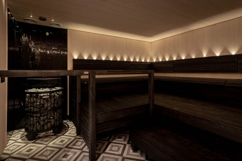 Sauna im Scandic Hamburger Börs