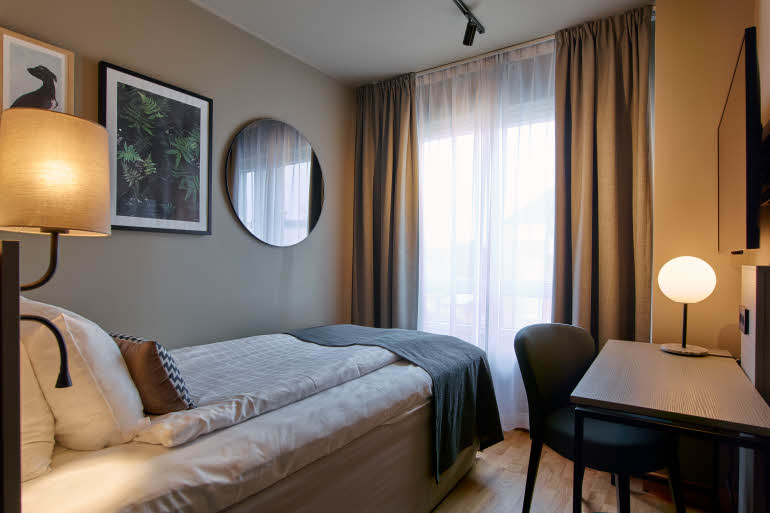 Single Room im Scandic Park in Stockholm