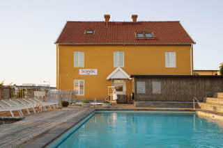 Pool im Scandic Visby