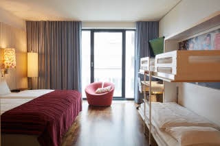 Zimmer Standard 4er Familie im Scandic Berlin Potsdamer Platz