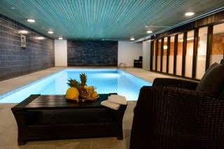 indoor pool at scandic borlange in sweden