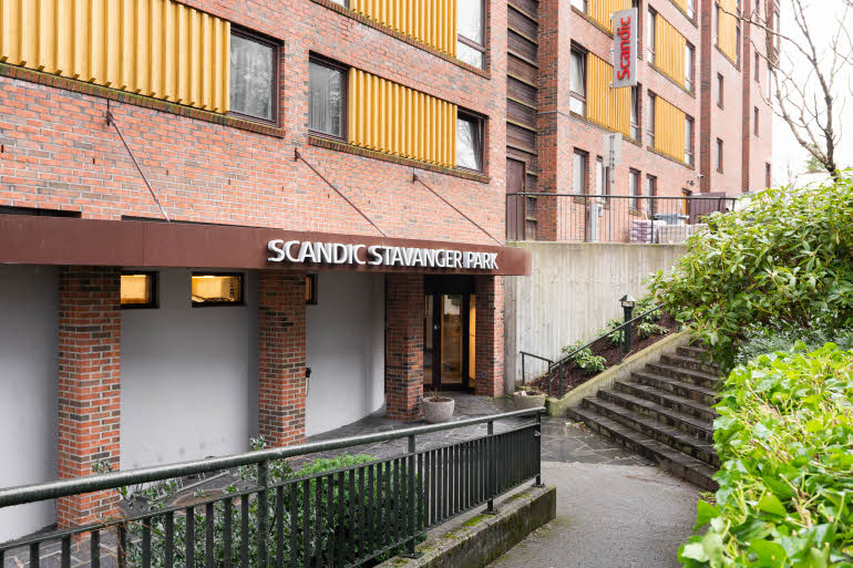 Eingang vom Scandic Stavanger Park