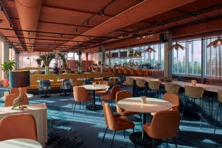 restaurant and bar above at scandic gothenborg central