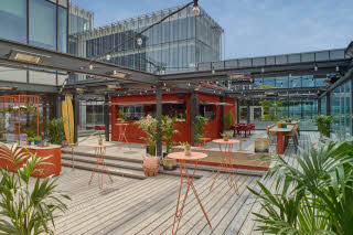 Terrasse im Scandic Gothenburg Central