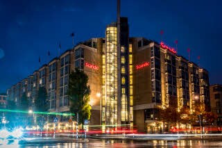 Facade evening Scandic Crown Gothenburg