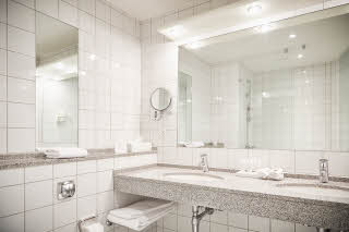 room bathroom at scandic opus in horsens in denmark