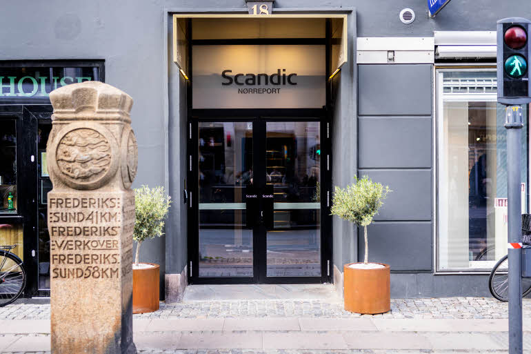 Eingang im Scandic Norreport