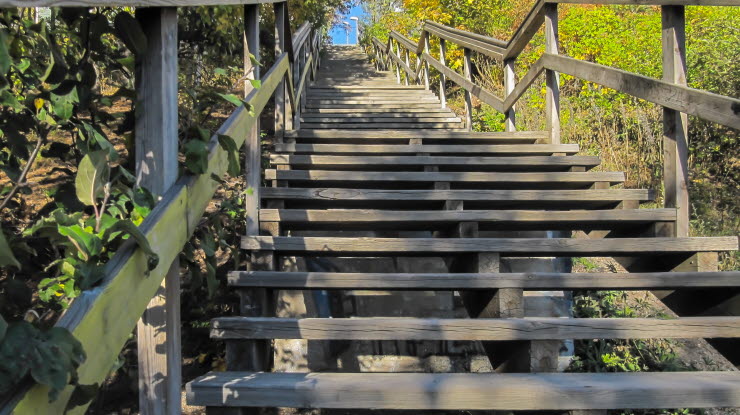 Bild der Pispala-Treppe von mostphotos